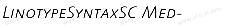 LinotypeSyntaxSC Med字体转换